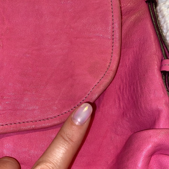 Lamb skin pink mulberry bag - Picture 10 of 11